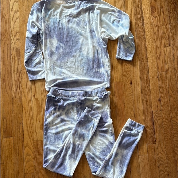 Appaman youth sz 14 blue and White Tie-Dye Lounge pajama Set, great condition - Picture 5 of 6